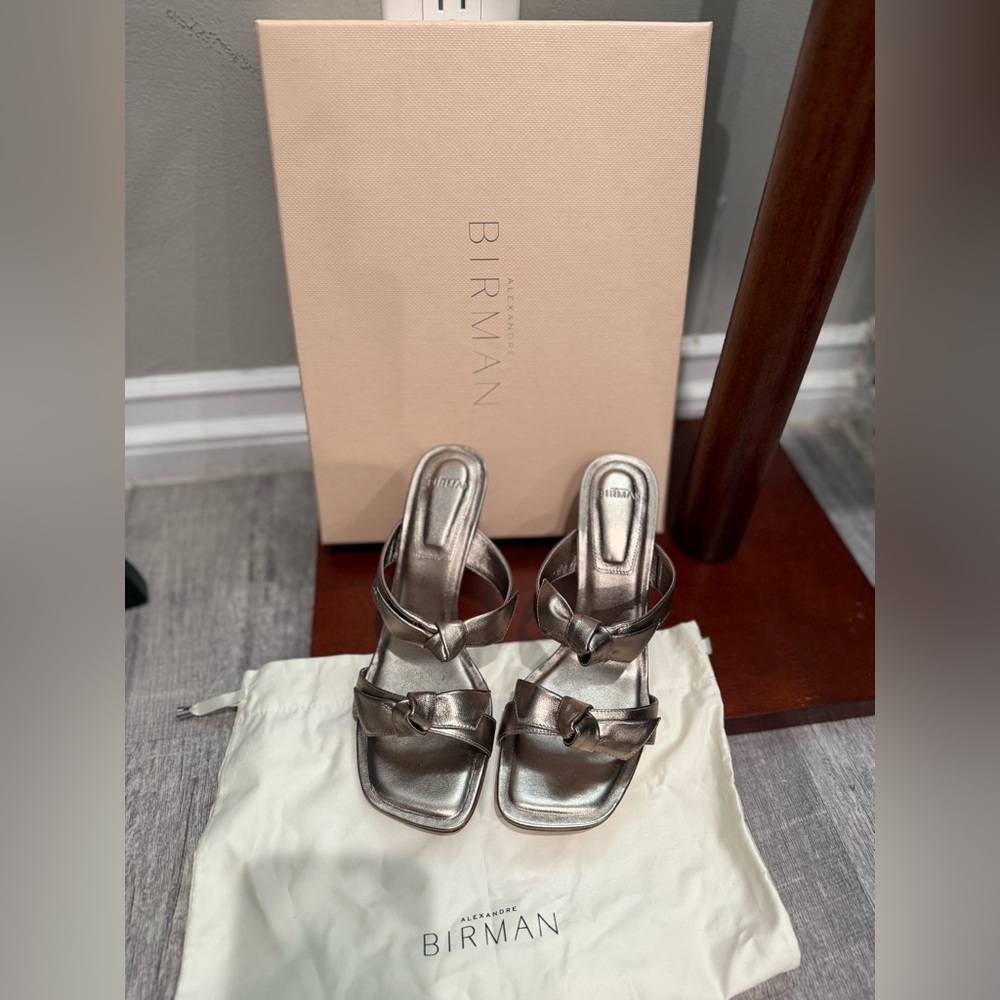 Alexandre Birman
Clarita 85MM Metallic Leather Sandals - Picture 2 of 7
